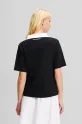 Karl Lagerfeld t-shirt bawełniany A2W17111 czarny AA00