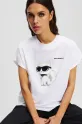 Одяг Бавовняна футболка Karl Lagerfeld A2W17115 білий