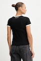 Îmbrăcăminte Karl Lagerfeld tricou din bumbac IKON A3W17078 negru