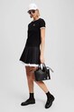Karl Lagerfeld t-shirt bawełniany czarny A3W17078