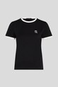 Karl Lagerfeld t-shirt bawełniany A3W17078 czarny