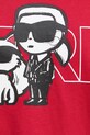 Karl Lagerfeld pamut póló A3W17084 piros