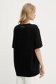 Îmbrăcăminte Karl Lagerfeld tricou din bumbac A3W17084 negru
