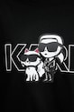Хлопковая футболка Karl Lagerfeld A3W17084 чёрный