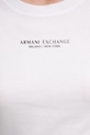 Armani Exchange t-shirt bawełniany biały XW001455.AF10356.NOS