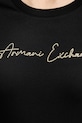 Armani Exchange t-shirt bawełniany XW001457.AF10356.NOS czarny