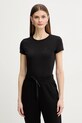Armani Exchange t-shirt bawełniany czarny XW001457.AF10356.NOS