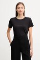 Armani Exchange t-shirt bawełniany regular czarny XW001459.AF10356.NOS