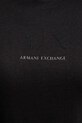 Armani Exchange t-shirt bawełniany czarny XW001459.AF10356.NOS