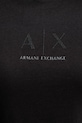 Бавовняна футболка Armani Exchange чорний XW001459.AF10356.NOS