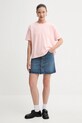 American Vintage tricou din bumbac FIZ02A roz AA00