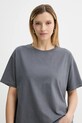 American Vintage t-shirt bawełniany szary FIZ02A