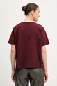 Одежда Хлопковая футболка American Vintage FIZ02A бордо