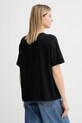 Odzież American Vintage t-shirt bawełniany FIZ02A czarny
