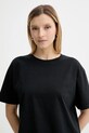 American Vintage t-shirt bawełniany czarny FIZ02A