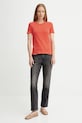 American Vintage tricou din bumbac SON28G rosu AA00