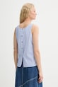 Одяг Бавовняна блузка Renewed creative upcycling koszulowy.top блакитний