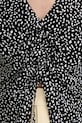 Renewed camicetta in cotone creative upcycling koszulowy.top nero