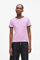 Karl Lagerfeld tricou IKON curele roz A4W17060