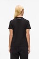 Βαμβακερό μπλουζάκι Karl Lagerfeld A4W17098 μαύρο AA00