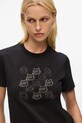 Ρούχα Βαμβακερό μπλουζάκι Karl Lagerfeld A4W17098 μαύρο