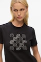 Odzież Karl Lagerfeld t-shirt bawełniany A4W17098 czarny
