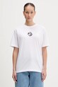 Karl Lagerfeld Jeans t-shirt nadruk biały B1W17086