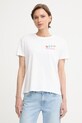 MC2 Saint Barth T-shirt damski bawełniany biały EMI0001.