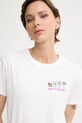 MC2 Saint Barth T-shirt damski bawełniany biały EMI0001.