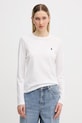 Polo Ralph Lauren longsleeve bawełniany bawełna biały 211B14604