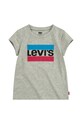 Κοριτσίστικα Παιδικό μπλουζάκι Levi's 4E4900.NOS.G γκρί