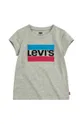 siva Otroški t-shirt Levi's Dekliški