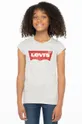 сірий Дитяча футболка Levi's Для дівчаток