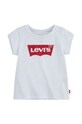 Детская футболка Levi's хлопок белый 1EB526.NOS.G