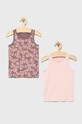 Name it top dziecięcy (2-pack) z elastanem różowy 13199479.Elderberry