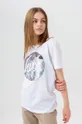 bianco Hype t-shirt in cotone per bambini Ragazze