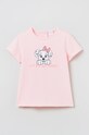 OVS t-shirt dziecięcy z elastanem różowy 1470946.GIRL.9.36MONTHS