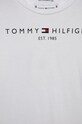 Lány Tommy Hilfiger gyerek pamut póló KG0KG06585.9BYY fehér