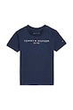 Tommy Hilfiger t-shirt dziecięcy z elastanem granatowy KN0KN01487.9BYY