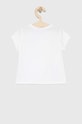 Παιδικό βαμβακερό μπλουζάκι United Colors of Benetton 3I1XG106Y.P.NOS λευκό AA00