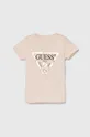 rosa Guess t-shirt in cotone Ragazze