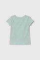 Guess t-shirt bawełniany K73I56.K8HM0.PPYH turkusowy AA00