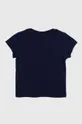Дитяча бавовняна футболка United Colors of Benetton темно-синій