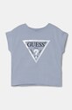 Dětské tričko Guess s elastanem modrá J81I15.J1311.9BYH