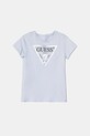 Dječja pamučna majica kratkih rukava Guess pamuk plava J73I56.K8HM0.PPYA