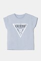 Дитяча футболка Guess з еластаном блакитний J81I15.J1311.PPYA