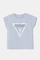 Dječja majica kratkih rukava Guess print plava J81I15.J1311.PPYA