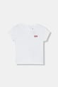 Tričko pre bábätko Levi's BATWING CHEST HIT TEE okrúhly biela 1EK826