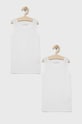 United Colors of Benetton otroška majica (2-pack) Z elastanom bela 3ZQM0H406.G.CONTINUATIV