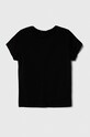 United Colors of Benetton tricou de bumbac pentru copii uni negru 3I1XC109V.G.NOS
